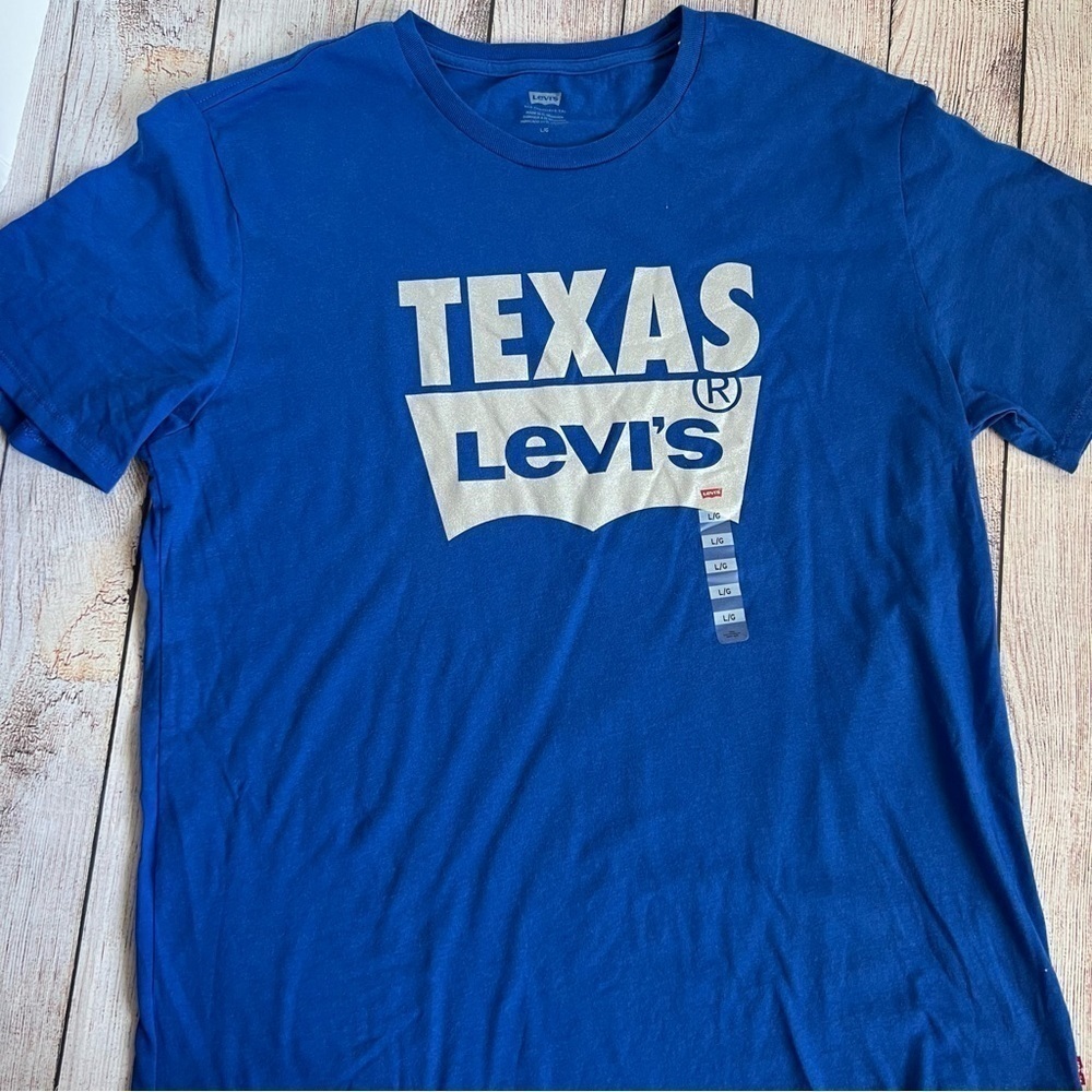 Levi’s Texas Blue T Shirt Large